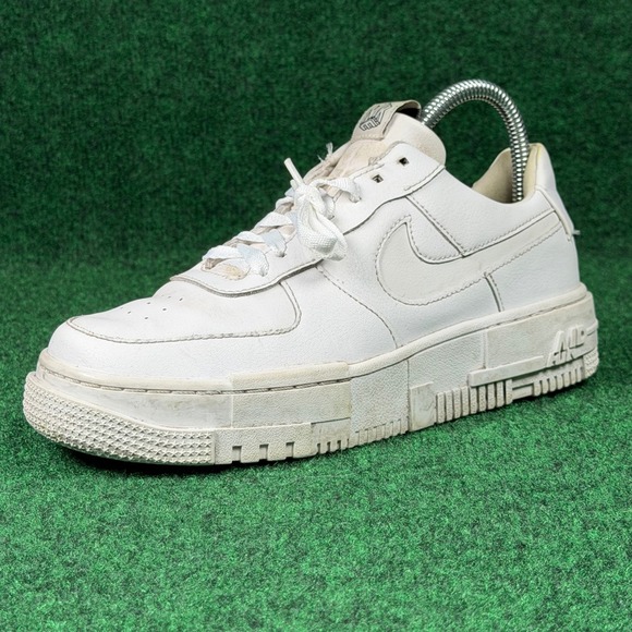 Nike Shoes - Nike Air Force 1 Pixel Triple White Leather Sneakers Women 7 Athletic CK6649-100